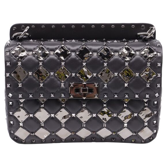 VALENTINO Handbags - Valentino Medium Rockstud Spike.It With Metal Rhombus Detail Shoulder Bag in